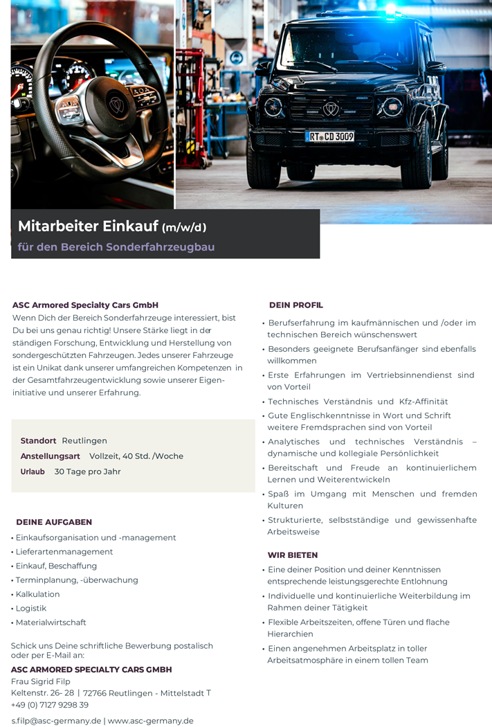 Jobs - ASC-Germany